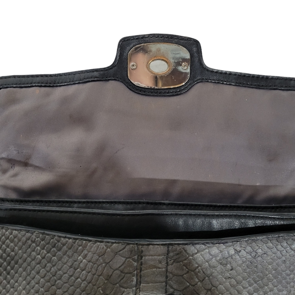 Vintage Coach Snakeskin Clutch - Picture 9 of 12